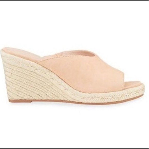 NEW Stuart Weitzman Wonda Suede Espadrilles Wedge - Picture 2 of 7